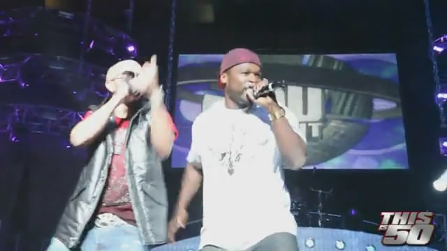 50 Cent Surprise Performance on Winsin Y Yandel Show at Madison Square Garden